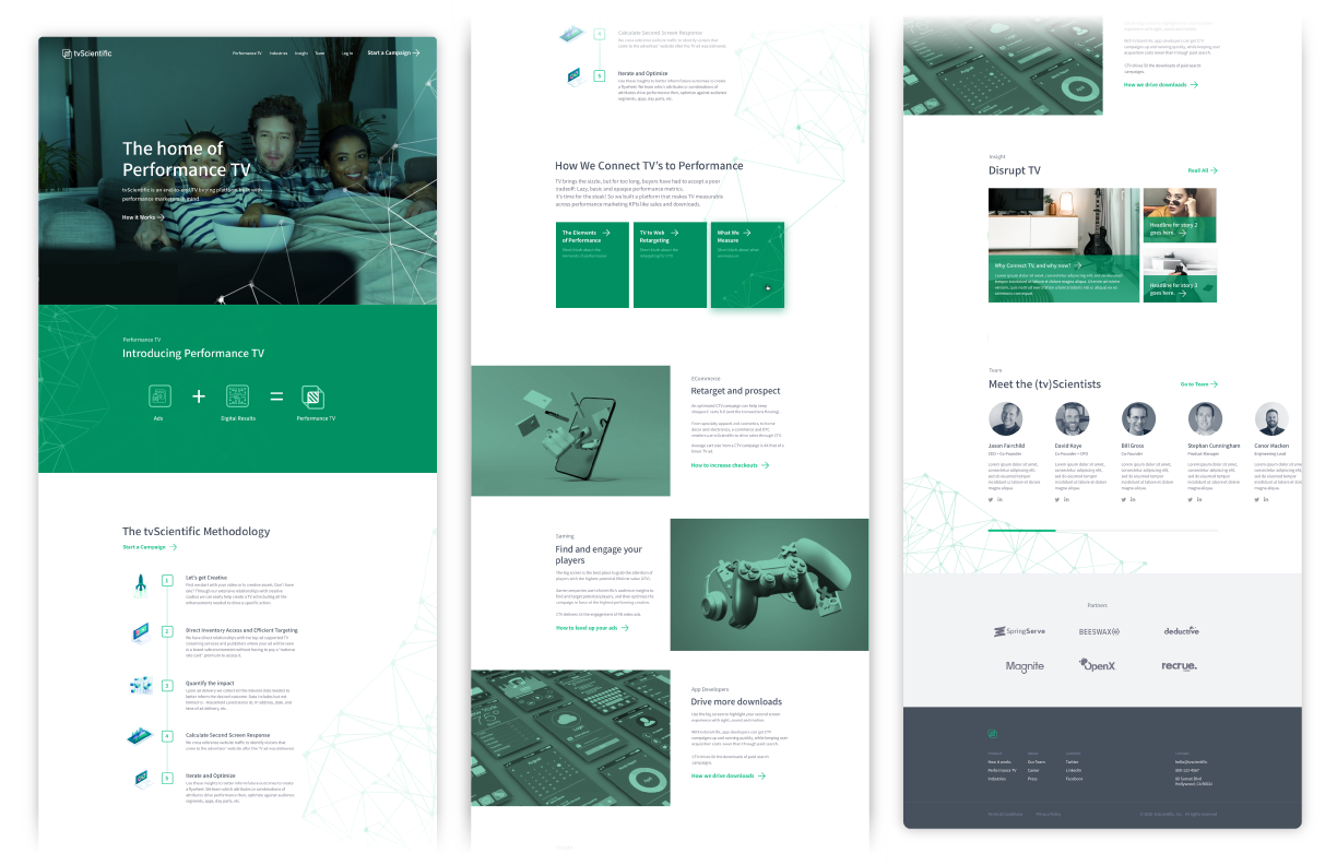 Marketing website
